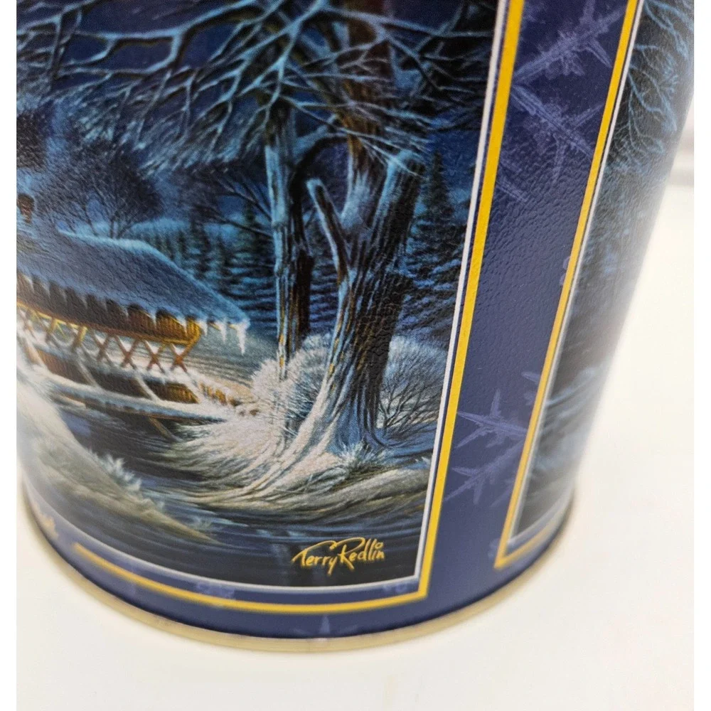 Terry Redlin Evening Frost Collectible‎ Tin Winter Scene Art